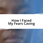 How I Faced My Fears Caving